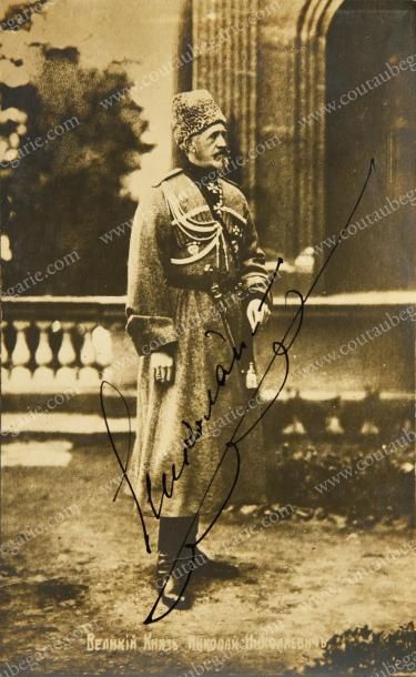 null NICOLAS NICOLAÏÉVITCH, grand-duc de Russie (1856-1929).
Portrait photographique...