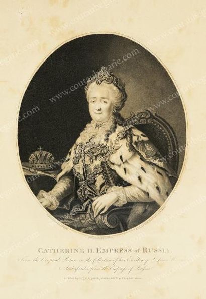 null CATHERINE II, impératrice de Russie (1729-1796)
Gravure signée John & Josiah...