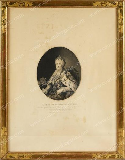 null CATHERINE II, impératrice de Russie (1729-1796)
Gravure signée John & Josiah...