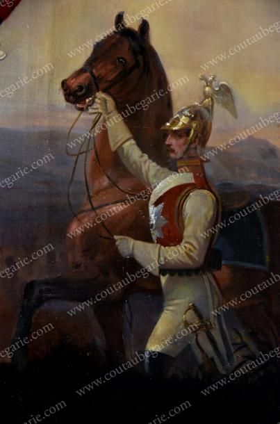 null Portrait de l'empereur Nicolas Ier de Russie (1796-1855), posant en tenue d'officier...