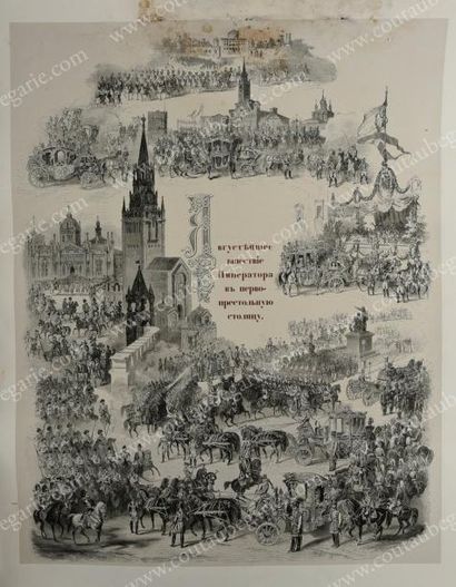 null COURONNEMENT DU TSAR ALEXANDRE II
Grand livre commémoratif des festivités du...