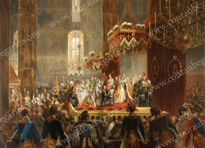 null Félicitations de la Famille impériale après le couronnement du tsar Alexandre...