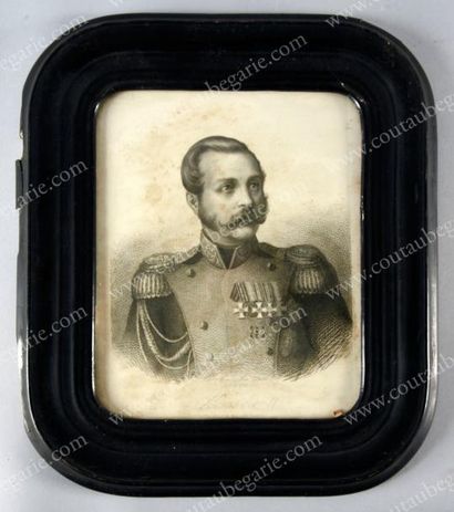 null Portrait du tsar Alexandre II (1818-1881)
Gravure signée au centre et datée...