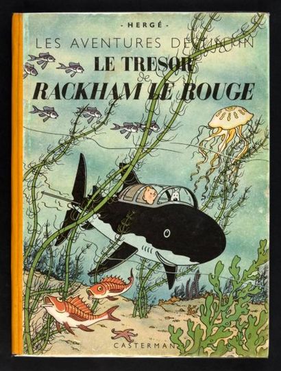 HERGÉ TINTIN 12. Le trésor de Rackham Le Rouge. A24.
Edition originale couleurs....