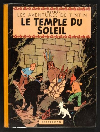 HERGÉ TINTIN 14. Le temple du soleil. B3.
Edition originale. Dos rouge.
Exemplaire...