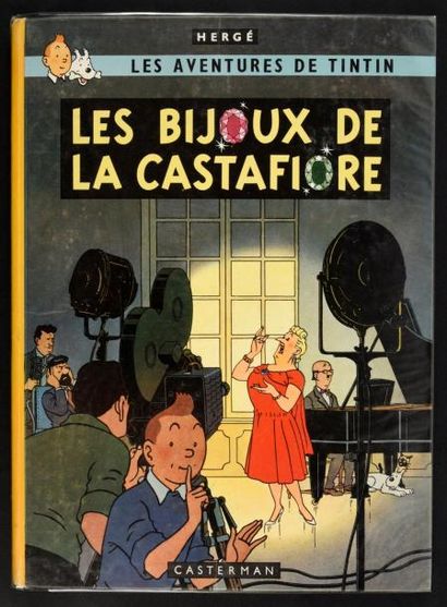 HERGÉ TINTIN 21. Les bijoux de la Castafiore. B34.
Edition originale française de...