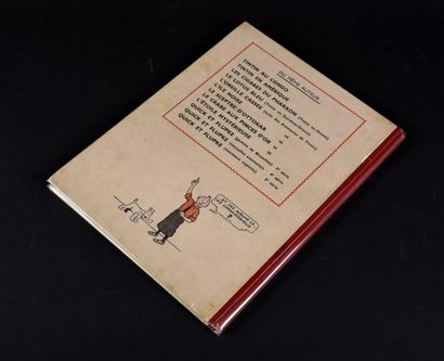 HERGÉ 
QUICK ET FLUPKE GAMINS DE BRUXELLES - 4e série
Casterman, 1937. Dos toilé...