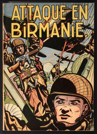 HUBINON 
Buck Danny 06. Attaque en Birmanie, édition originale de 1952. Proche de...