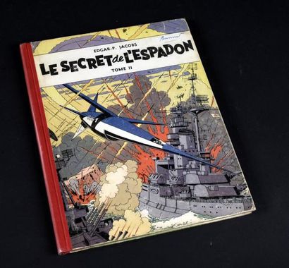 JACOBS 
Blake et Mortimer 02.
Le Secret de l'Espadon - Tome 2. Lombard, 1953. Édition...