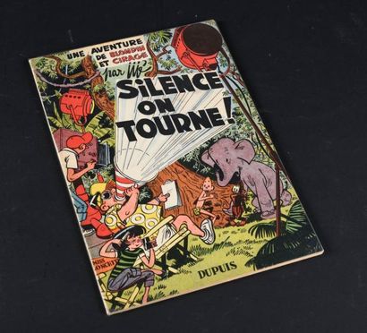JIJE 
Blondin et Cirage: Silence on tourne ! édition originale belge de 1954. Etat...