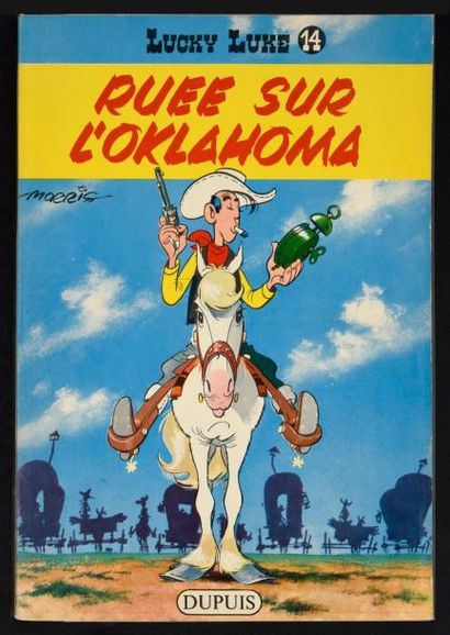 MORRIS 
Lucky Luke 14. Ruée sur l'Oklahoma.
Edition originale proche de l'état de...