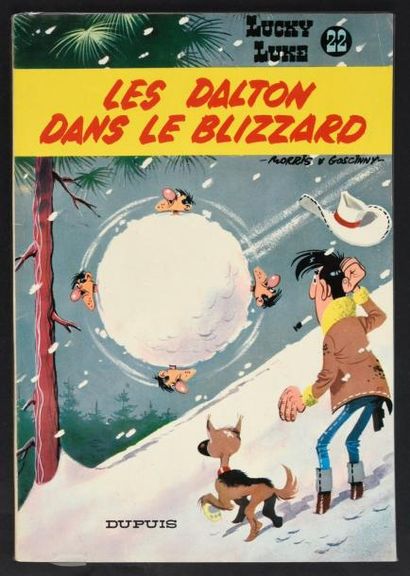 MORRIS 
Lucky Luke 22. Les Dalton dans le blizzard.
Edition originale proche de l'état...