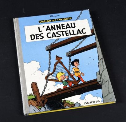 PEYO 
Johan et Pirlouit 11.
L'Anneau des Castellac, édition originale de 1962 (dos...