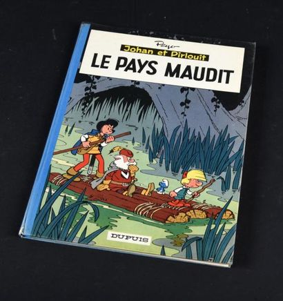 PEYO 
Johan et Pirlouit 12. Le Pays maudit, édition originale de 1964. Très bon ...