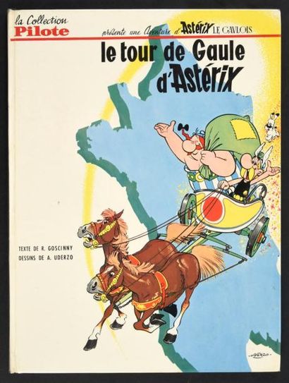 UDERZO 
ASTÉRIX 05. Le Tour de Gaule.
Édition originale Dargaud cartonnée de 1965....