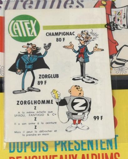 null CATALOGUE DUPUIS Catalogue Latex 1965,
Dépliant horizontal, 15 x 63 cm
Très...
