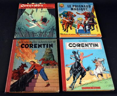 CUVELIER / REDING / FUNCKEN 
Corentin. 4 albums en éditions originales.
Les nouvelles...