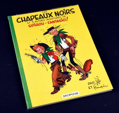 FRANQUIN 
Spirou 03. Les Chapeaux noirs, édition de 1964 (dos vert). Proche de l'état...