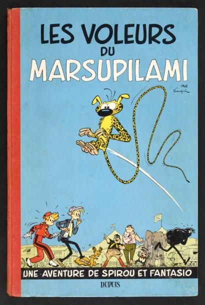 FRANQUIN 
Spirou 05. Les Voleurs du Marsupilami.
Edition originale belge de 1955...