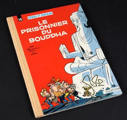 FRANQUIN 
Spirou 14. Le prisonnier du Bouddha.
Edition originale belge. Dos papier...