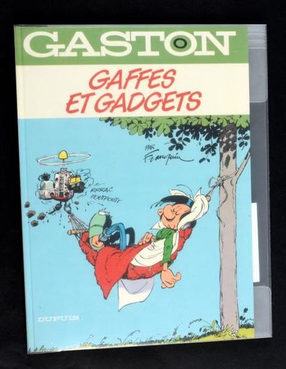 FRANQUIN 
GASTON 00. Gaffes et Gadgets.
Album tiré en 1000 exemplaires numéroté:...