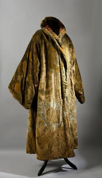 null Manteau du soir griffé Mariano Fortuny, Venise, Italie, 1910-1920, manteau col...