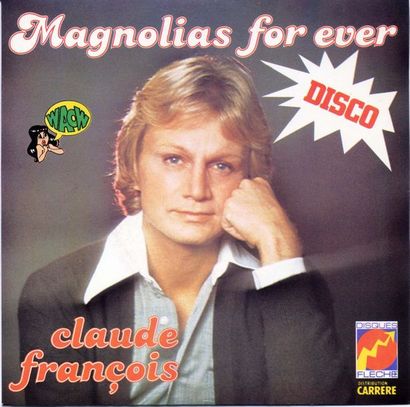 null François, Claude 1977.
Chemise avec étiquette Ted Lapidus portée par le chanteur...