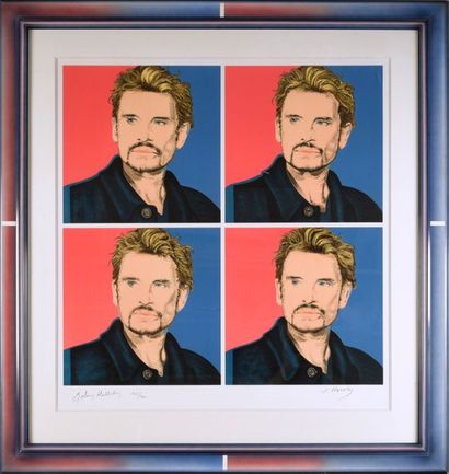 null Hallyday, Johnny 2000.
Johnny Hallyday/Jacques Harvey
Lithographie «Sang pour...