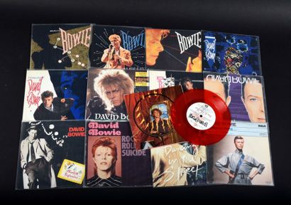 null Bowie, David
Une collection complète de 13 disques (45 tours) de DAVID BOWIE...