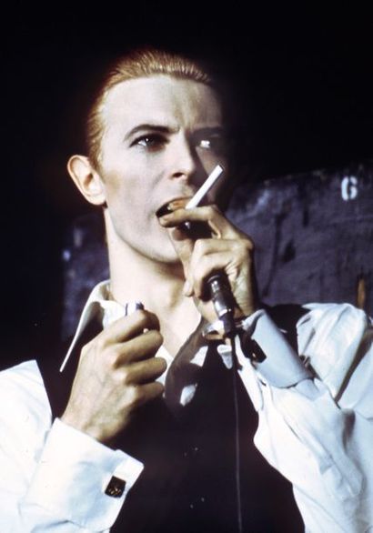 null David Bowie au Pavillon de Paris. 1976
Photographie de Jean-Louis Rancurel....