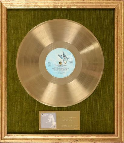 null Sanson, Véronique 1976.
Disque d'or pour l'album «Vancouver» certifié en 1976...