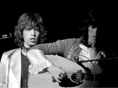 null THE ROLLING STONES
Mick Jagger et Keith Richards au Palais des Sports. Paris...
