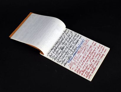 null Claude François 1977
Bloc Rhodia constitué de 24 pages manuscrites, en partie...