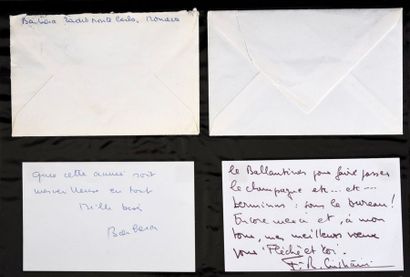 null François, Claude 1969.
10 cartes de correspondance envoyées par la poste à Claude...