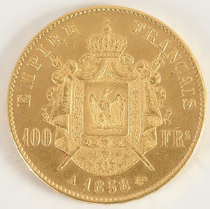 null Pièce de 100 Francs or 1858.
Poids: 32.25g