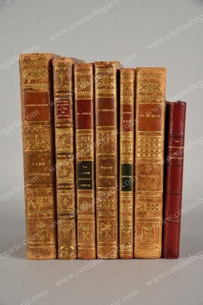 KOUDACHEFF 
Ensemble de sept ouvrages provenant de la bibliothèque du prince S. V....