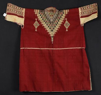 null Veste d'homme, Syrie, vers 1930, tissage tapisserie soie, laine et filé métallique,...