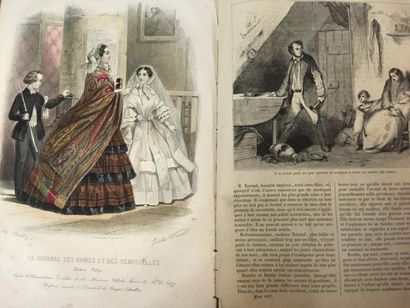 null La Mode illustrée, année complète 1871, Firmin Didot, Paris. Nombreuses illustrations...