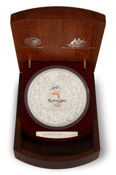 null Médaille commémorative des Jeux Olympiques de Sydney 2000 «Masterpiece». Editée...
