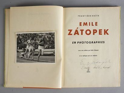 null Livre. «Emil Zatopek» en photographie. Version française des éditions Artia....