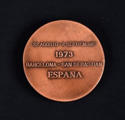 null Médaille de participant au Championnat du Monde sur route 1973 en Espagne. Victoire...