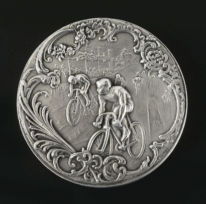 null Médaille de participant de la course Paris-Rouen 1907 (amateurs). Victoire de...