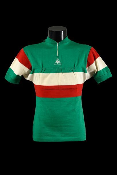 null Maillot de l'équipe d'Italie pour le Tour de France 1968, la dernière édition...