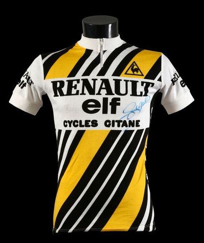 null Laurent Fignon.
Maillot de l'équipe Renault Elf Gitane porté lors de la saison...