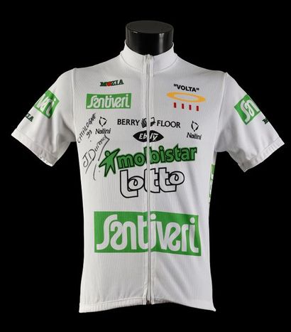 null Jacky Durand.
Maillot porté sur le Tour de Catalogne 1999 avec l'équipe Lotto....