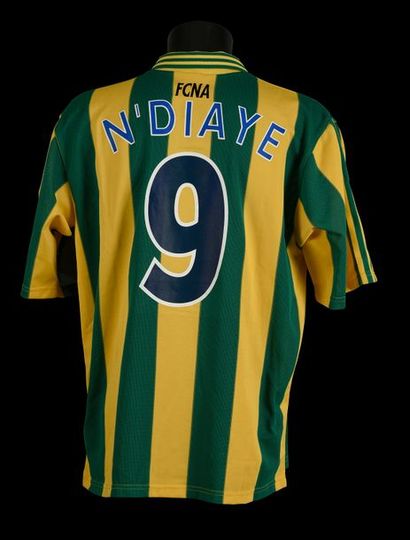 null Samba N'Diaye.
Maillot n°9 du FC Nantes pour la Coupe de l'UEFA saison 1997-1998....