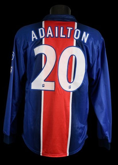 null Adailton n°20.
Maillot porté avec le Paris Saint-Germain lors de la saison 1998-1999...