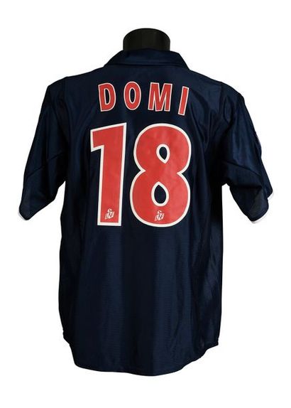 null Didier Domi n°18.
Maillot porté avec le Paris Saint-Germain lors de la saison...