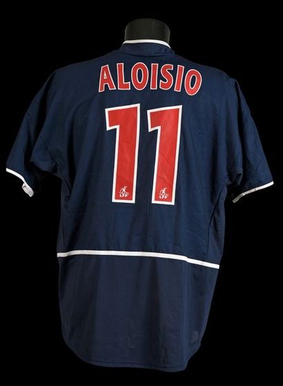 null José Aloisio n°11.
Maillot porté avec le Paris Saint-Germain lors de la saison...