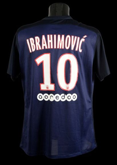 null Zlatan Ibrahimovic n°10.
Maillot de la rencontre entre le Paris Saint-Germain...